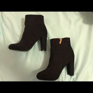 Black Charlotte Russe Booties